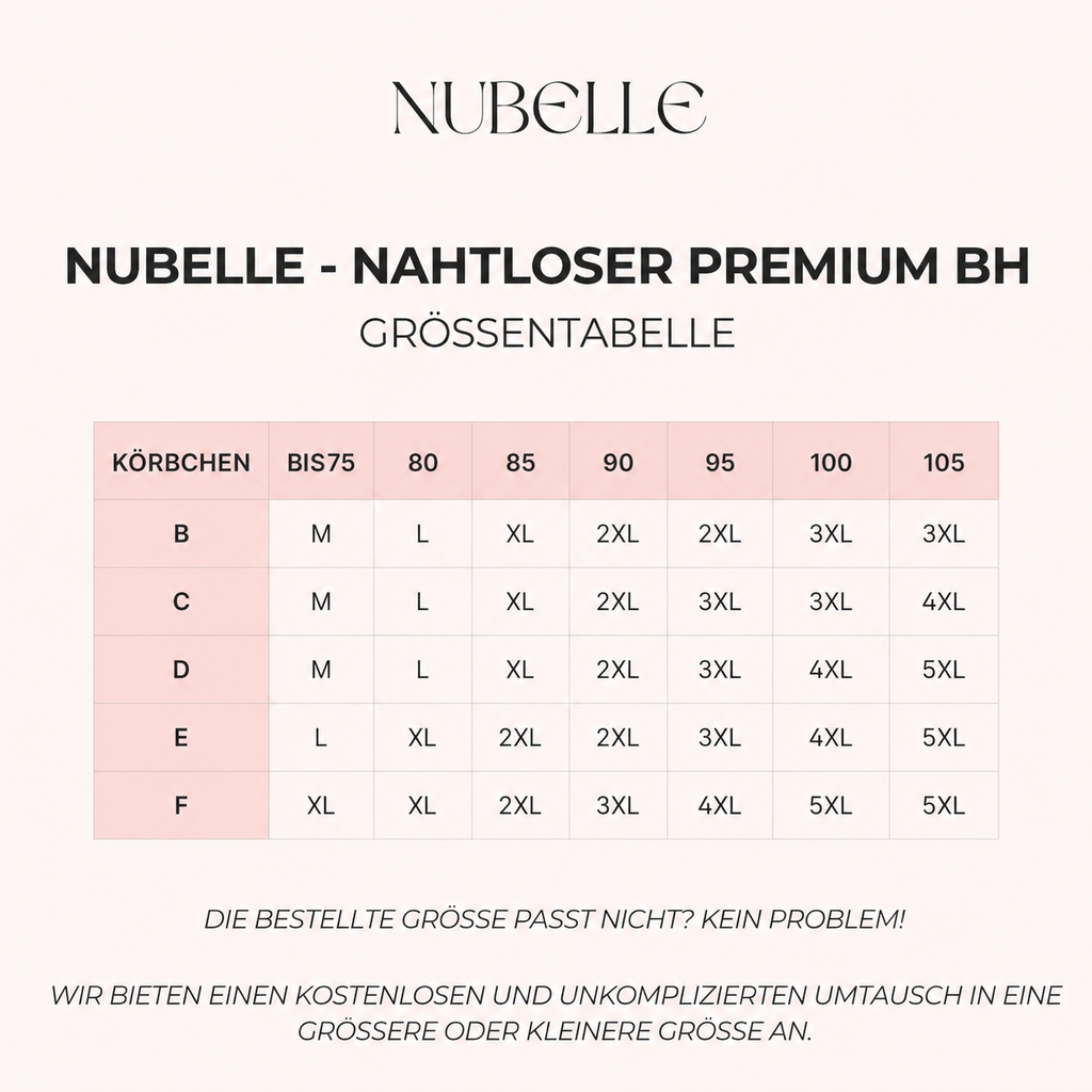 NUBELLE - Nahtloser Premium BH Gratis Bundle